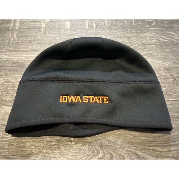 Nike Iowa State Cyclones Men's Women's Beanie Stocking Cap Grey/Red/Yellow - Picture 1 of 4